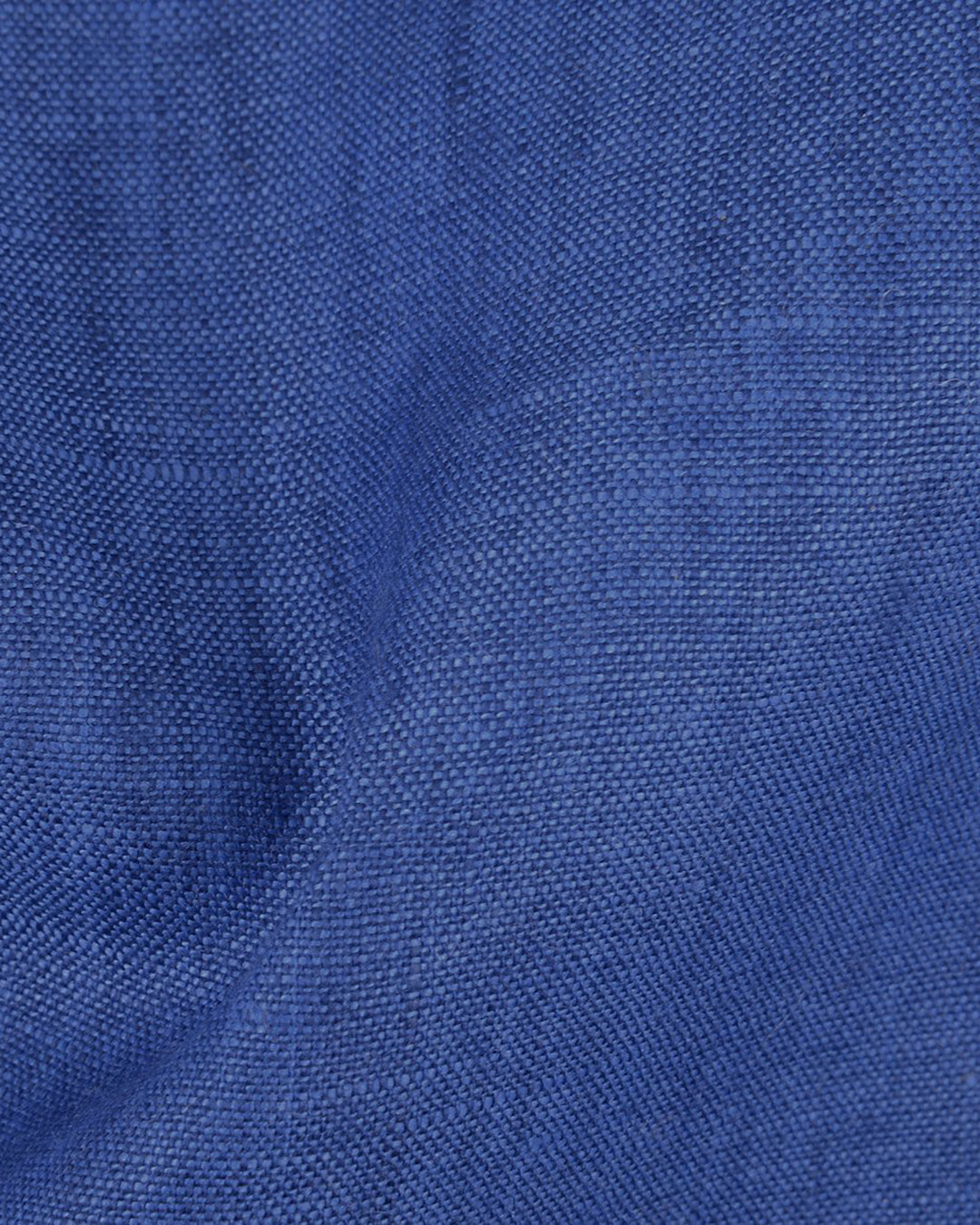 Linen: Plain Mid Blue - 4