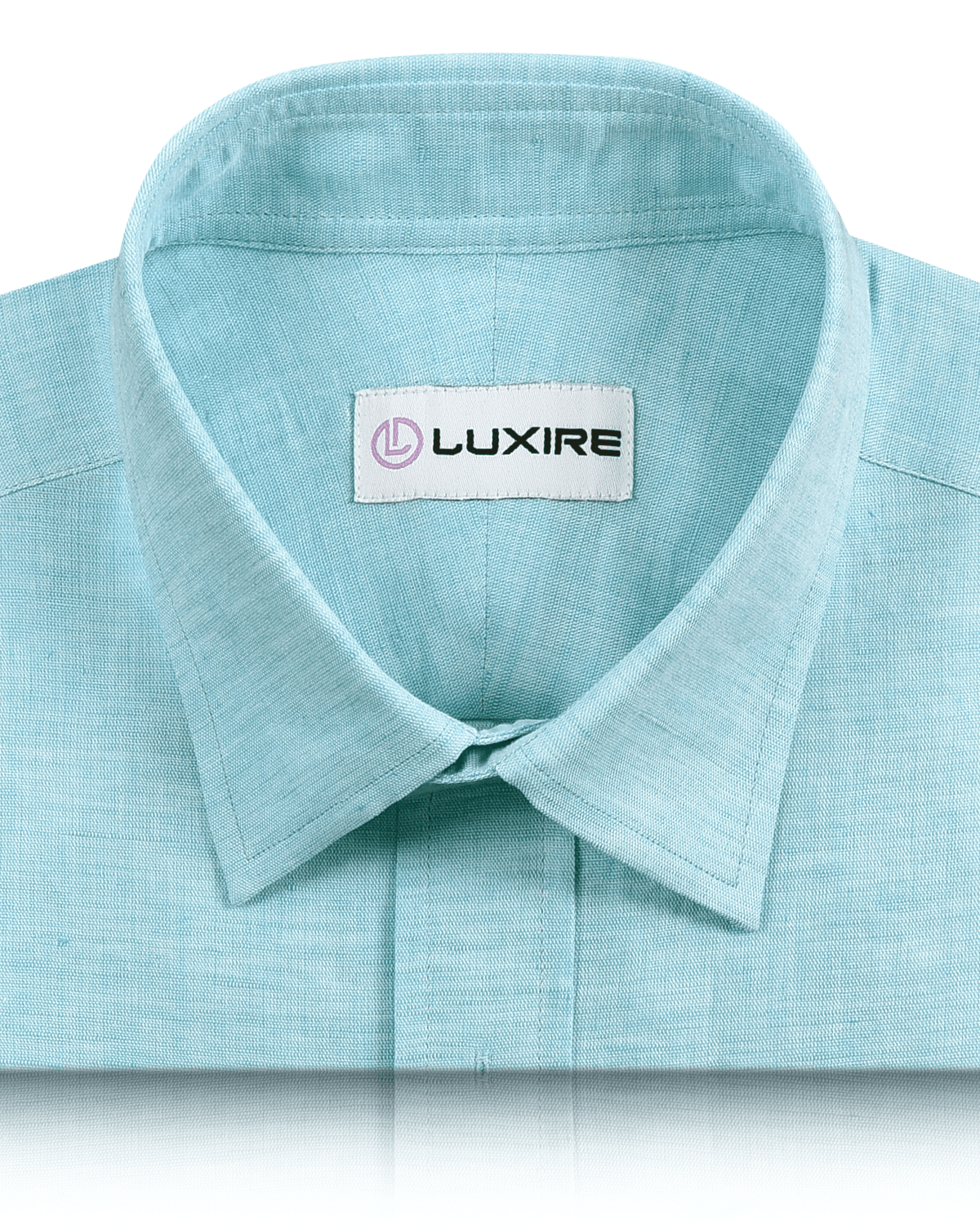 Mint Blue Cool Linen Cotton Shirt - 2