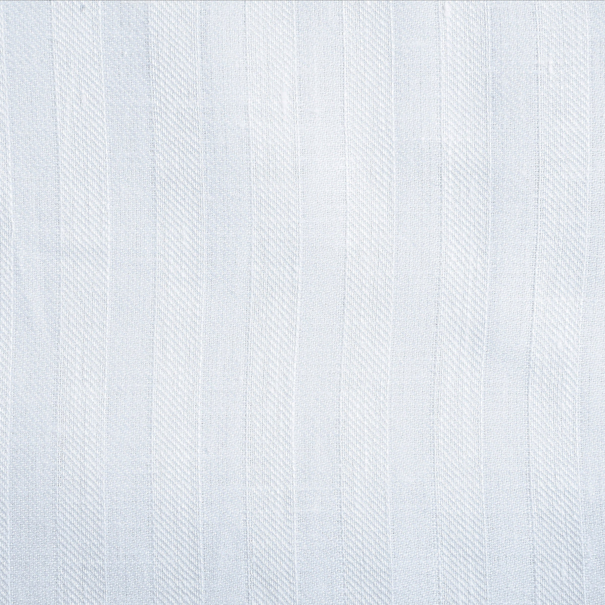 White Linen Shirt with Wide Stripes - 5