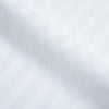 Close up of the custom linen shirt for men in white with wide stripes by Luxire Clothing