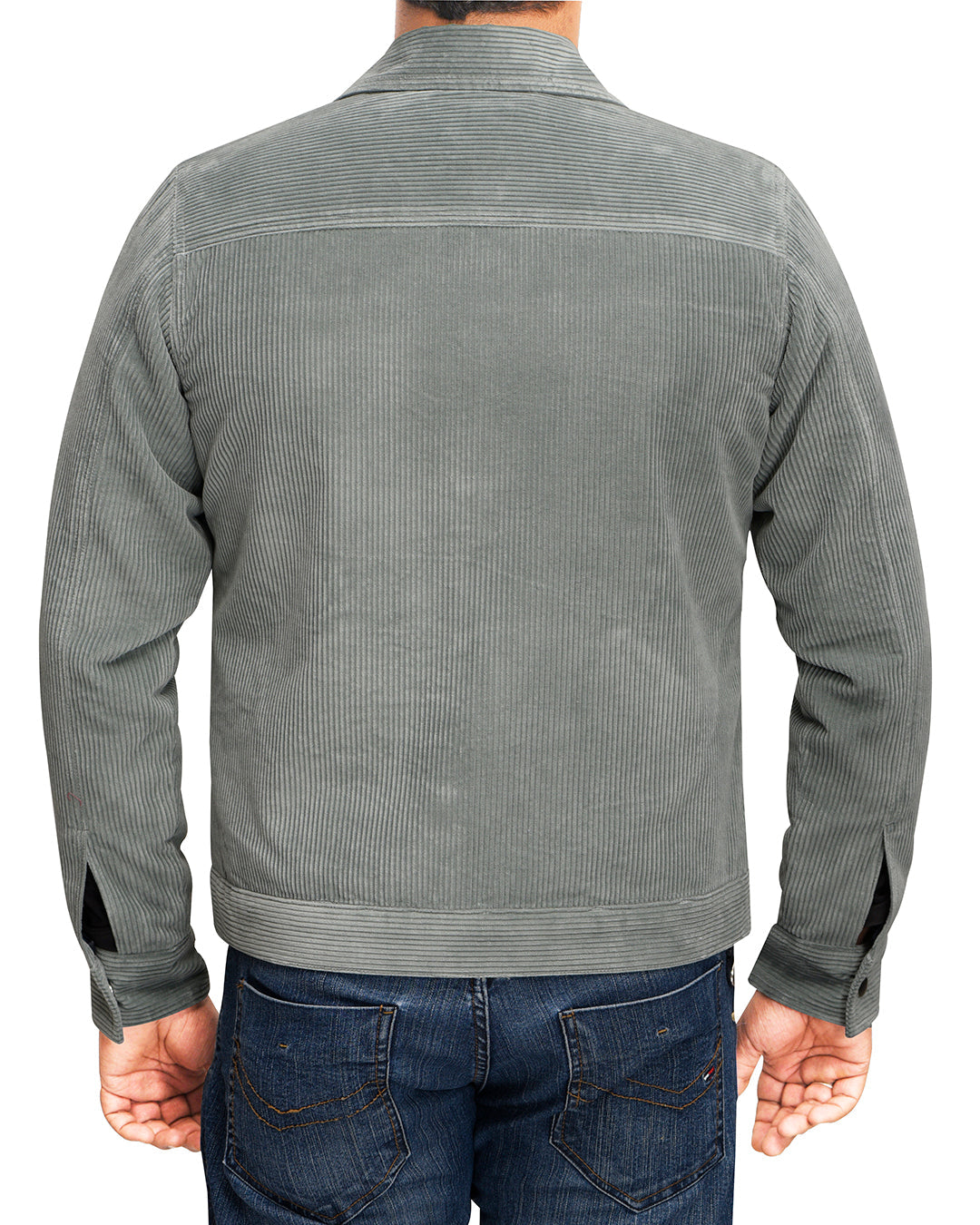 Modrone Duck-Egg Corduroy Jacket - 2