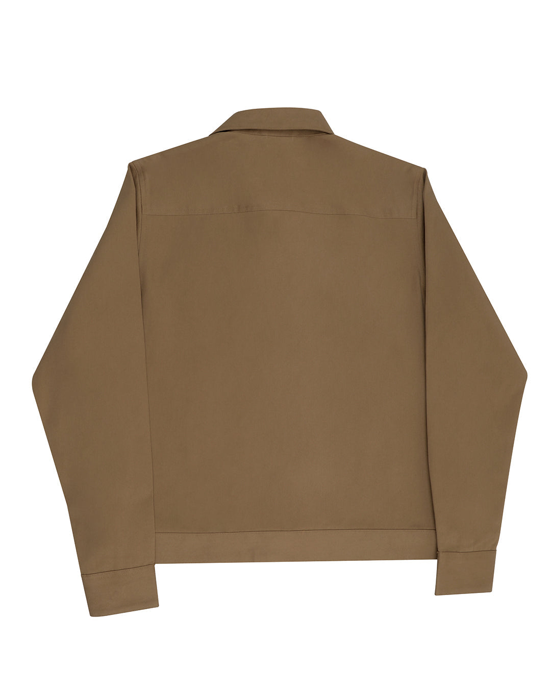 Khaki Twill Shirt Jacket - 4