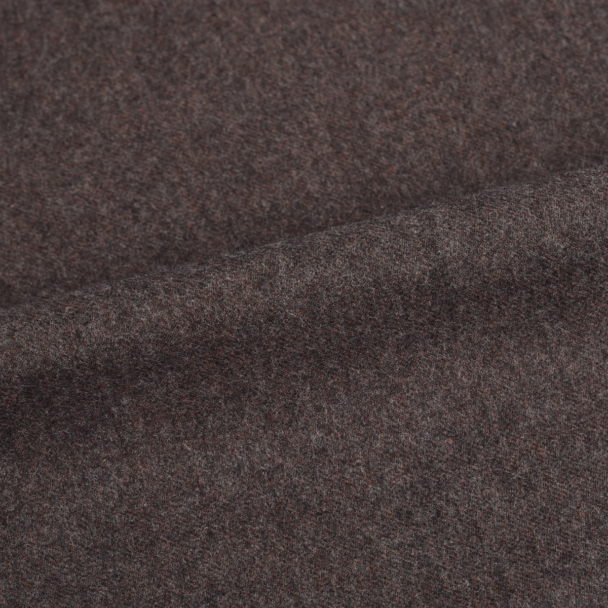 Vest in Mohagany Brown Cotton Flannel - 3