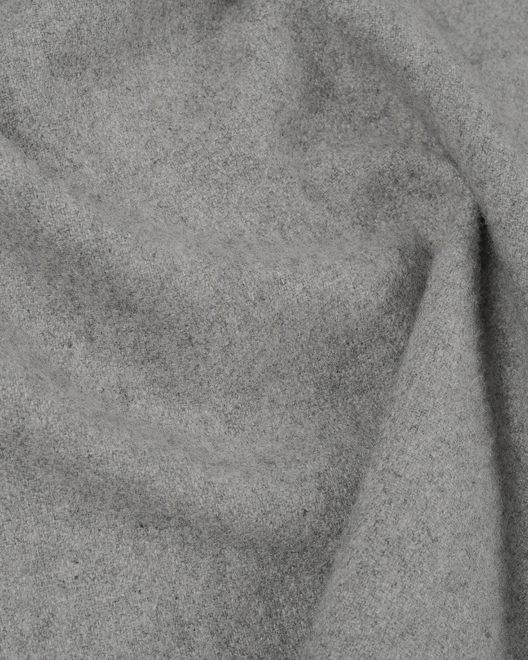 Close up of the wool flannel vest for men by Luxire in grey 3