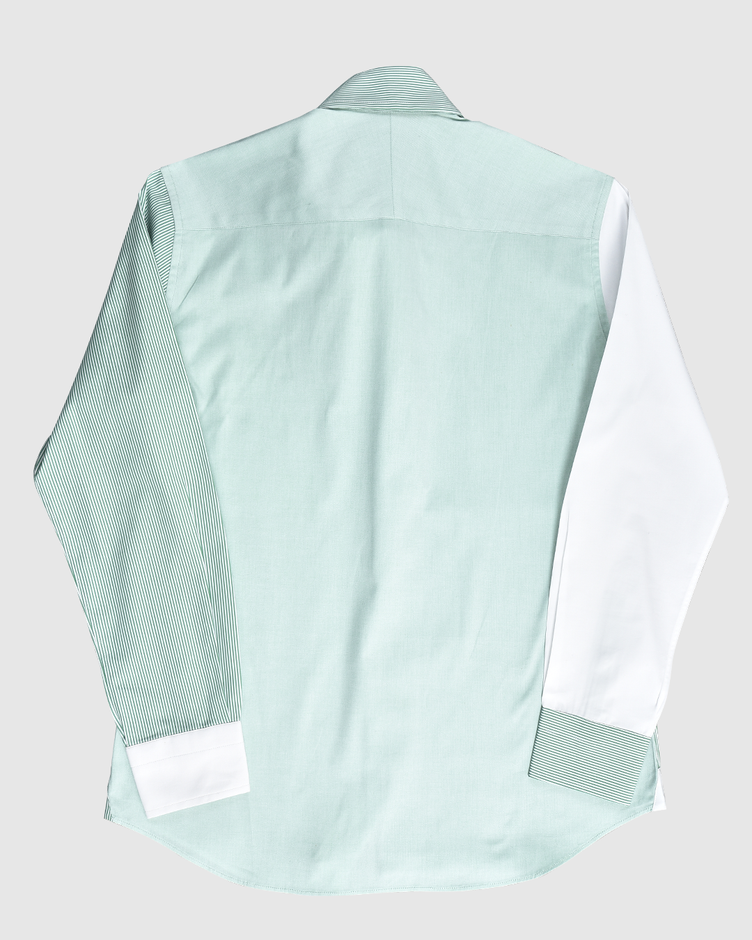 Green White Cotton Fun Shirt - 7