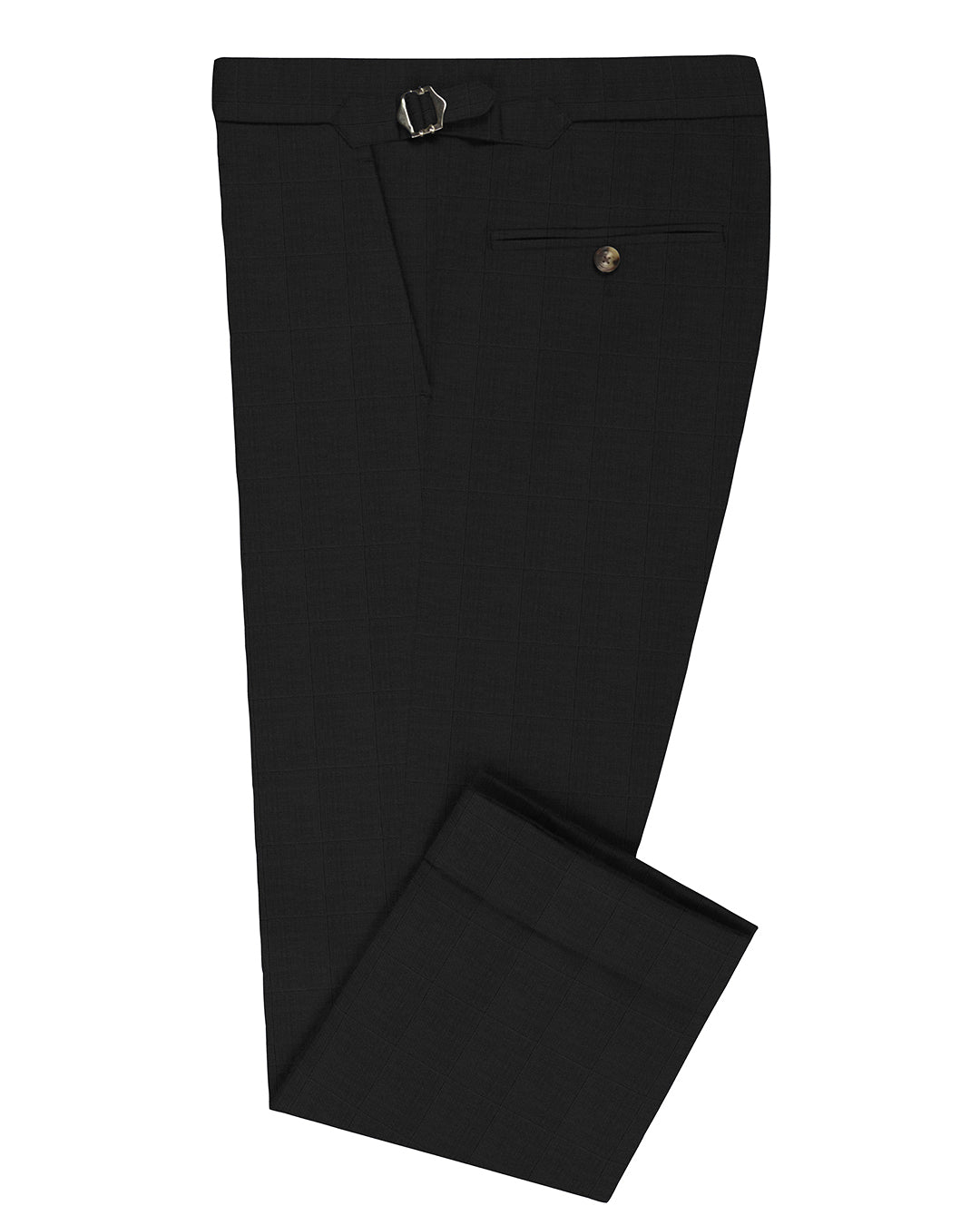 Drago: Super 160s Charcoal Prince of Wales Checks Suit - 3
