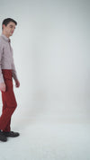 Rust Twill Dress Pant