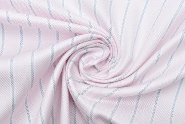 Pink and Navy Stripes Shirt