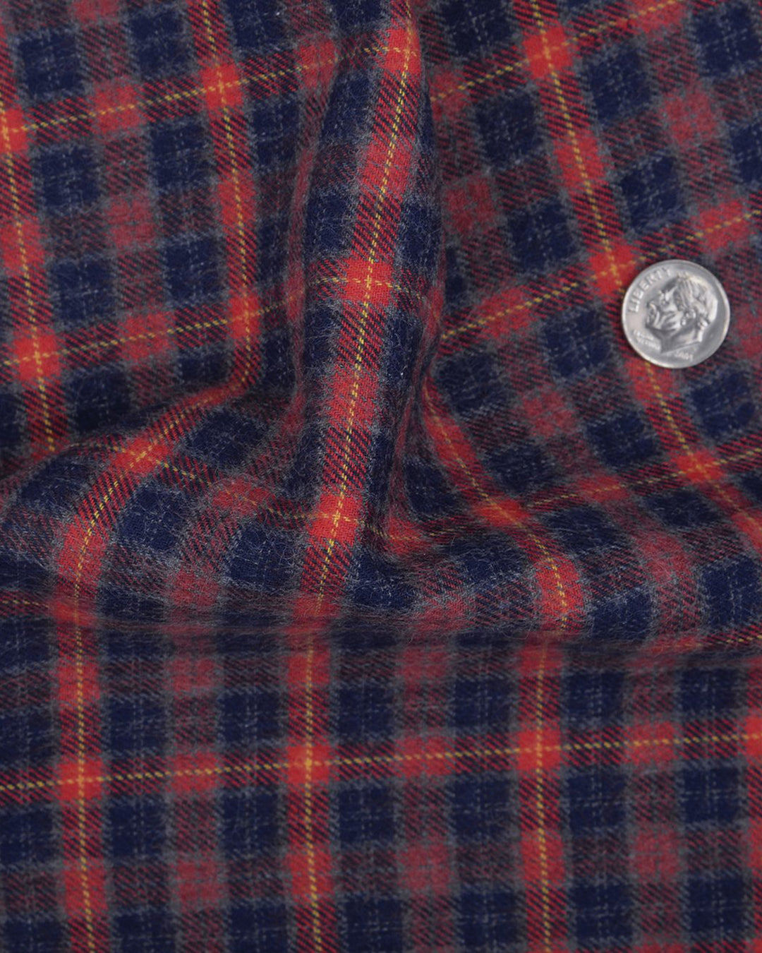 Red Navy Grey Tattersall Work Shirt