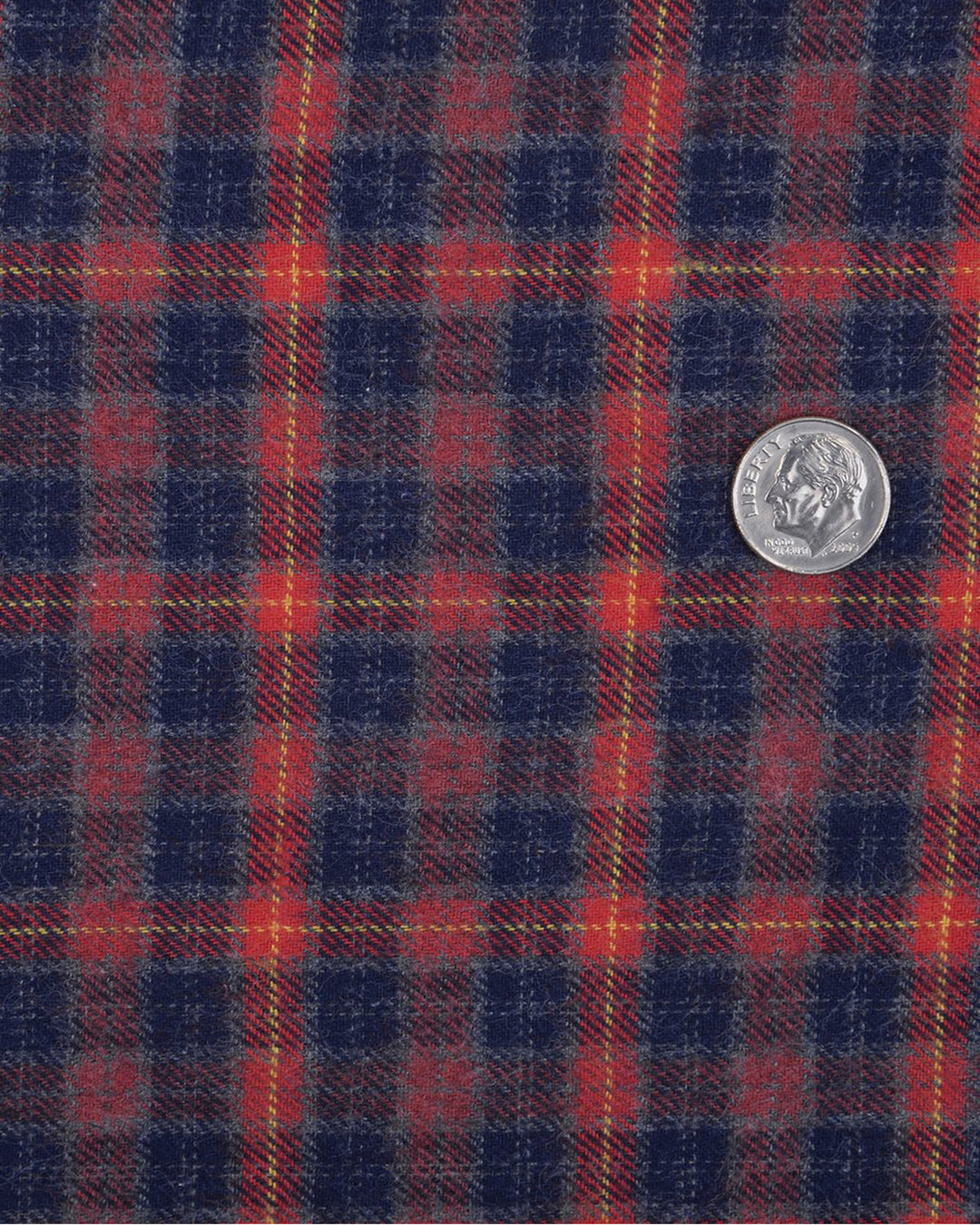 Red Navy Grey Tattersall Work Shirt