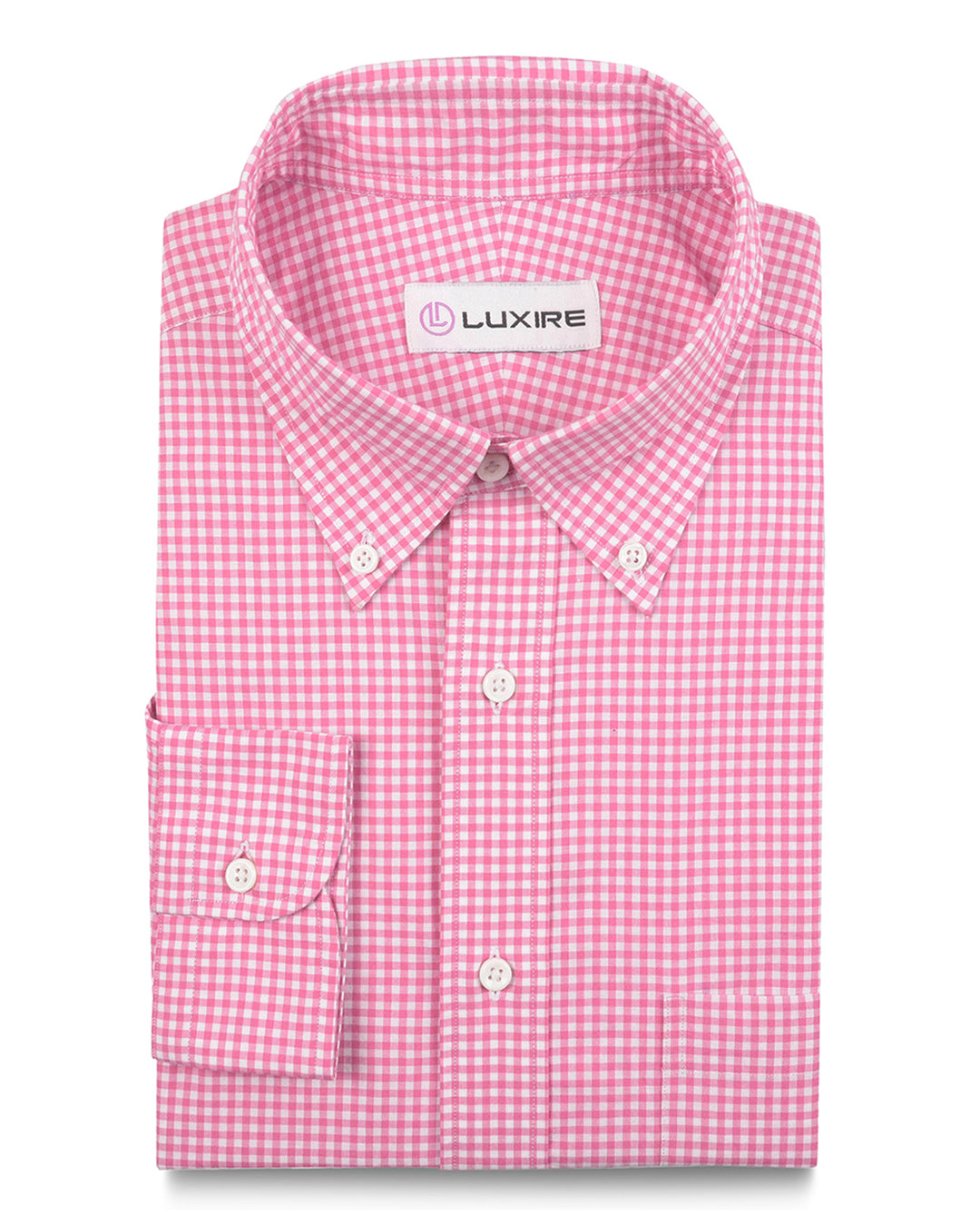 Pink Micro Gingham - 1