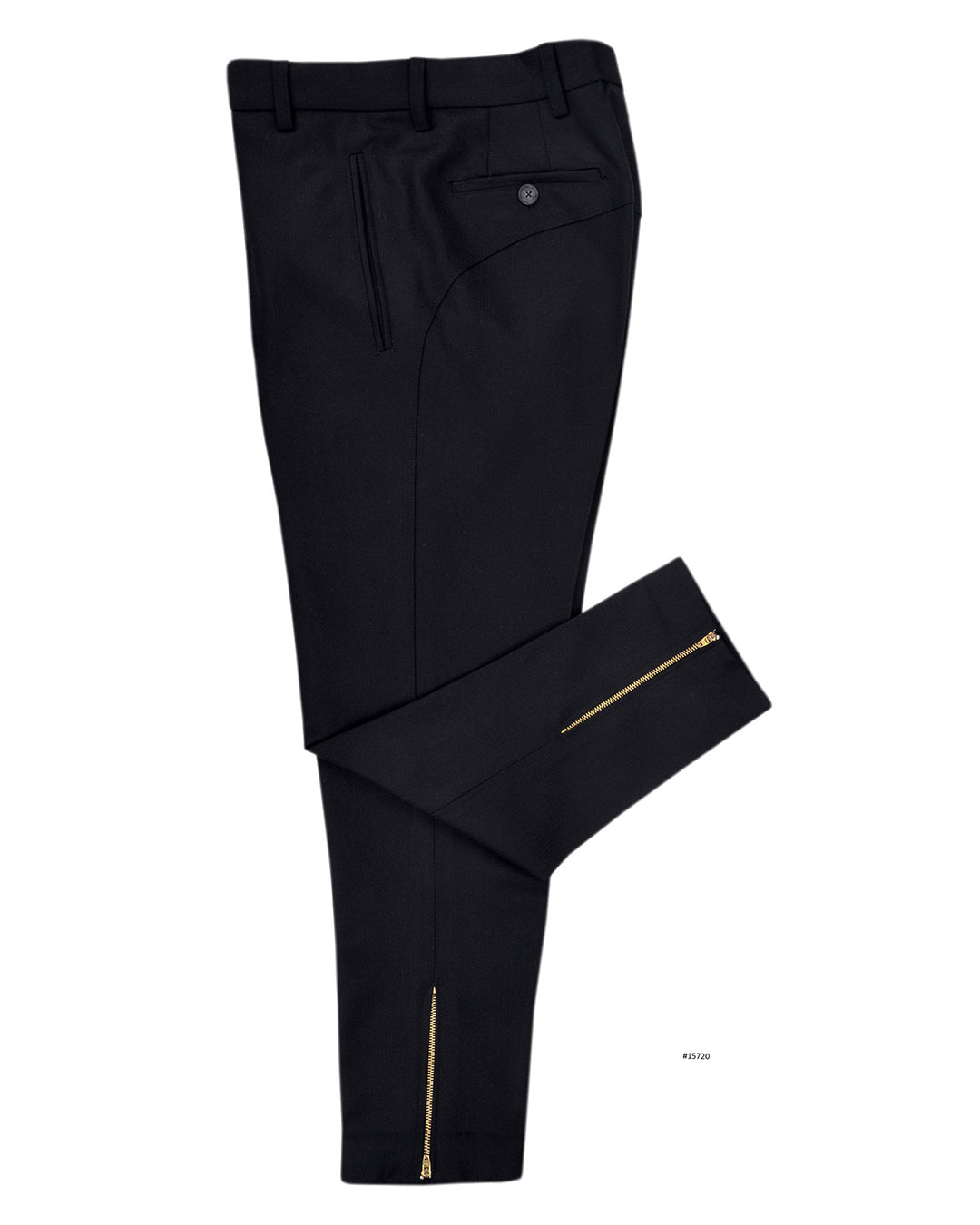 Dugdale Royal Classic - Narrow Black Dress Herringbone