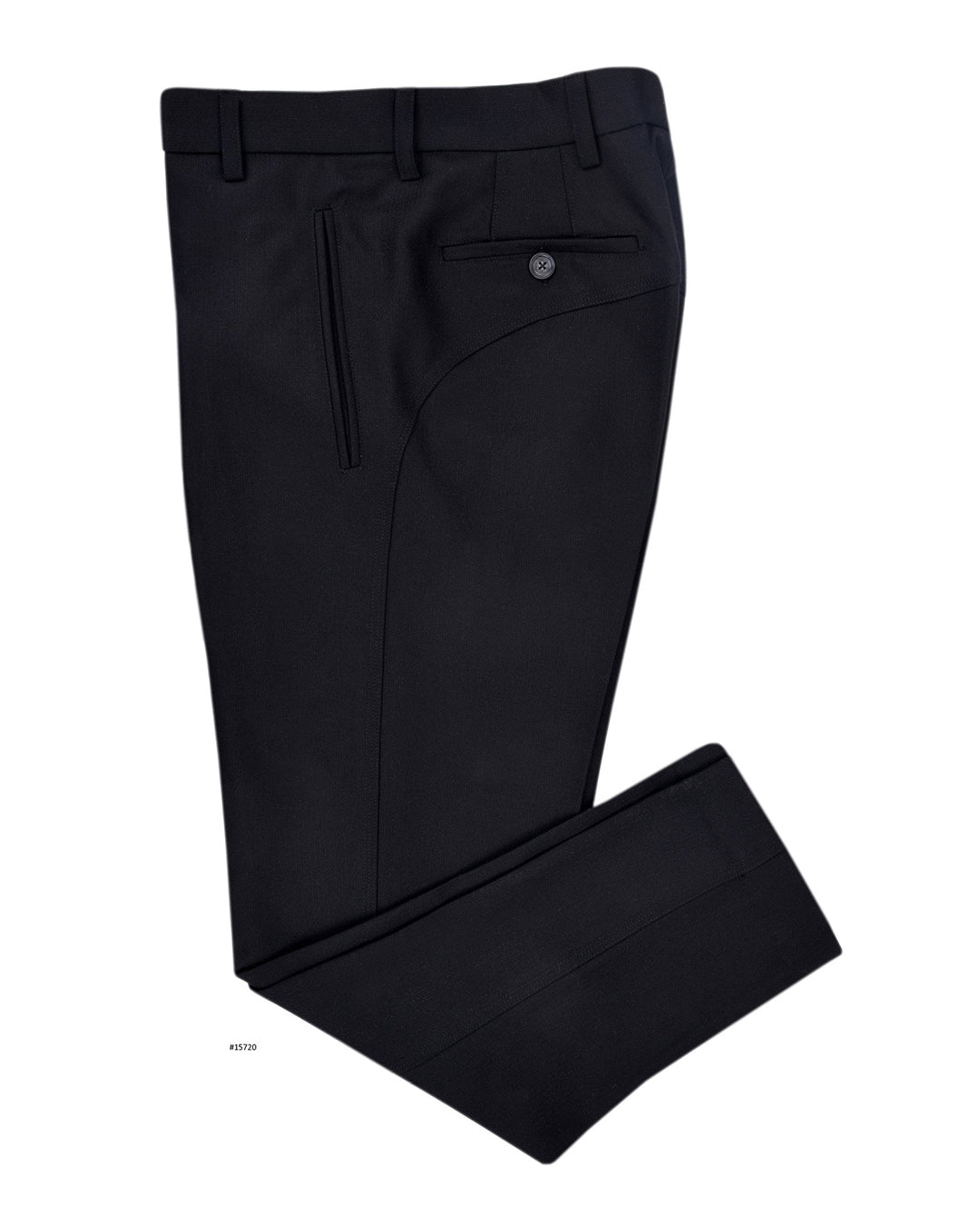 Dugdale Royal Classic - Narrow Black Dress Herringbone