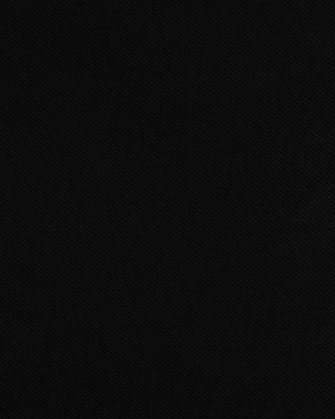 Coal Black Polo T-shirt