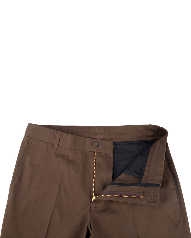 Brisbane Moss Dark Brown Twill