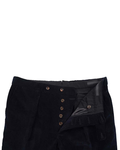 Brisbane Moss DK Navy 12 Wale Corduroy