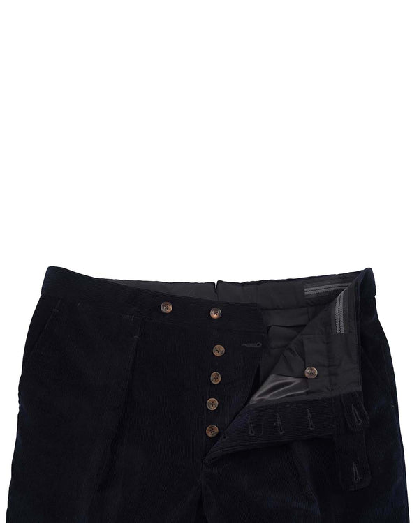 Brisbane Moss DK Navy 12 Wale Corduroy