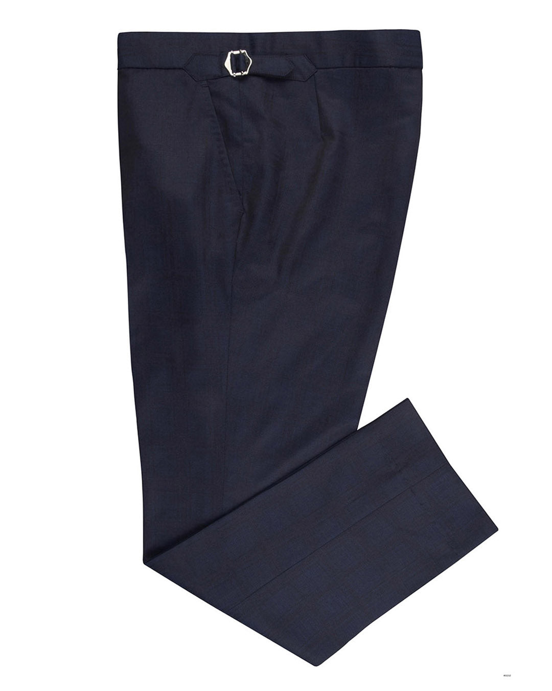 Drago Dark Navy Checks Super 160s Wool - 1