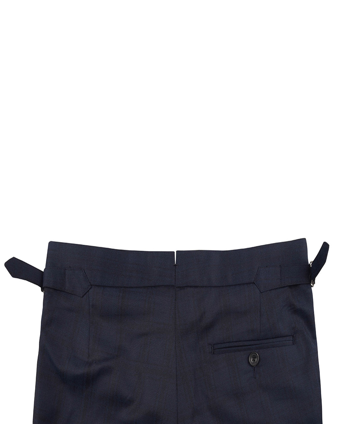 Drago Dark Navy Checks Super 160s Wool - 6