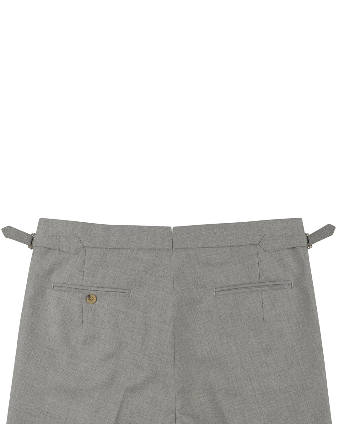 Holland & Sherry Crispaire Light Grey Solid
