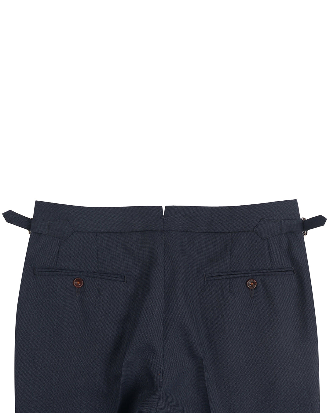 Dugdale Fine Worsted Pant - Blue Pinhead