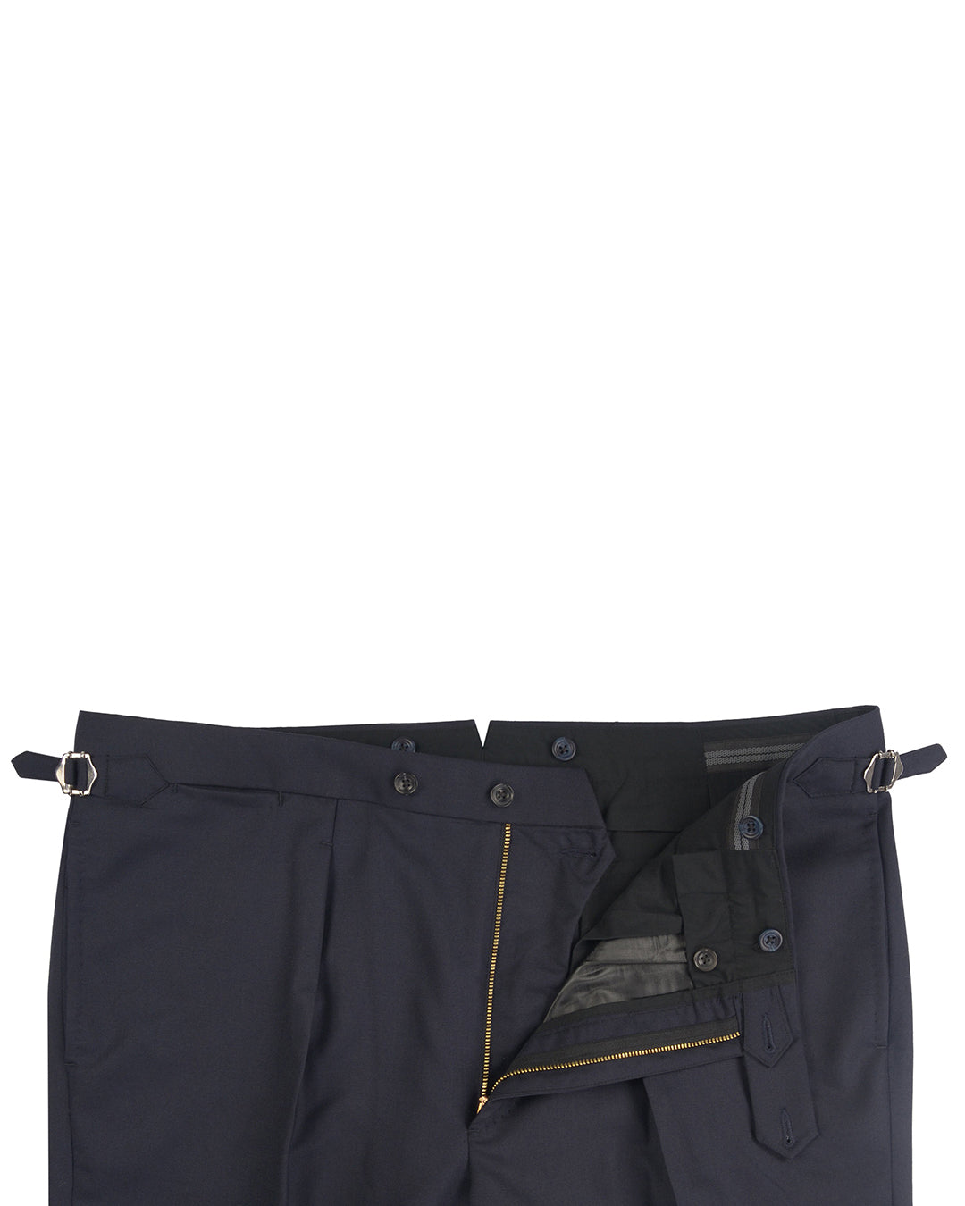 Holland & Sherry Crispaire Midnight Solid - 3