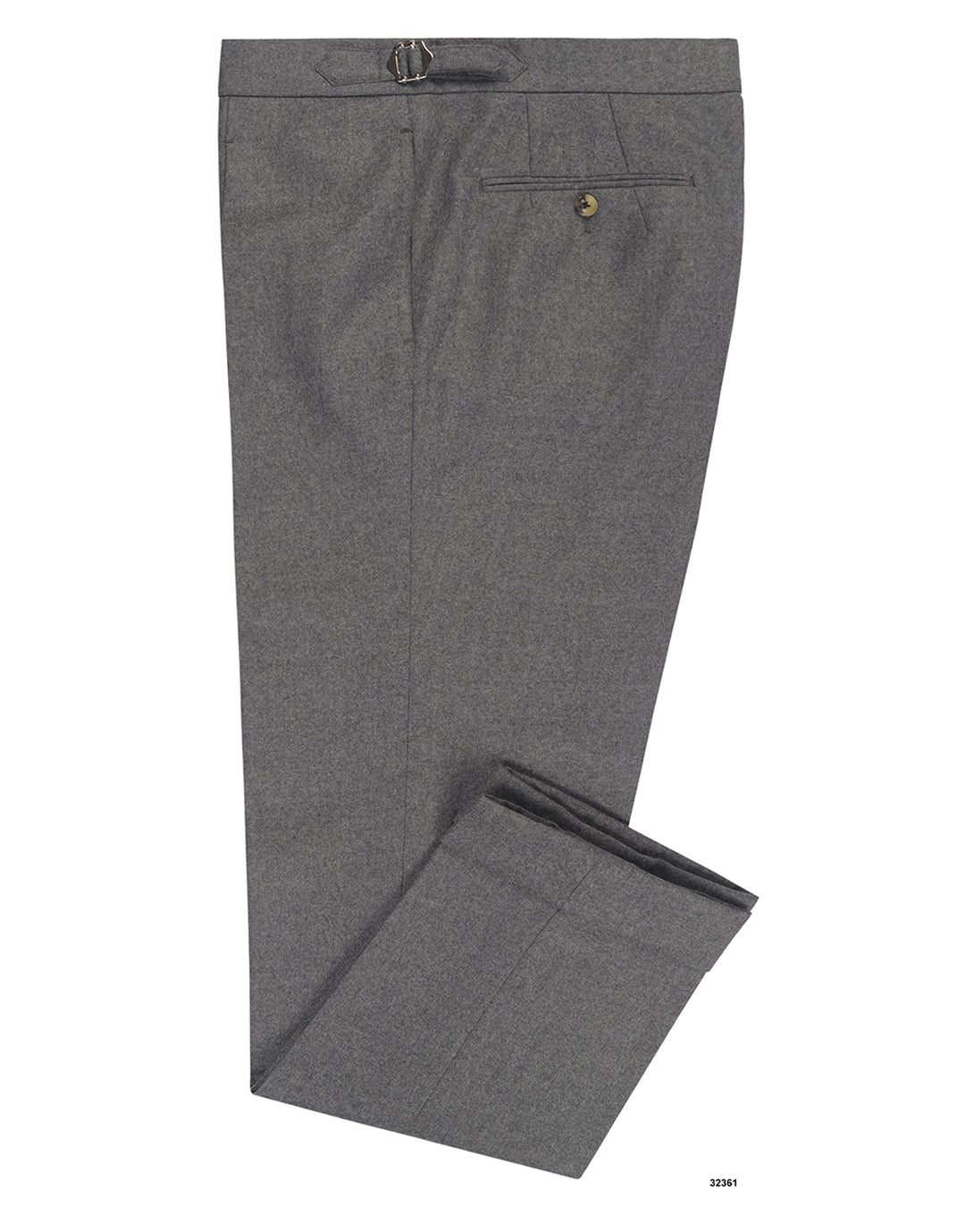 Holland Sherry Classic Worsted Flannel Dark Grey With Light Grey Flannel - 1