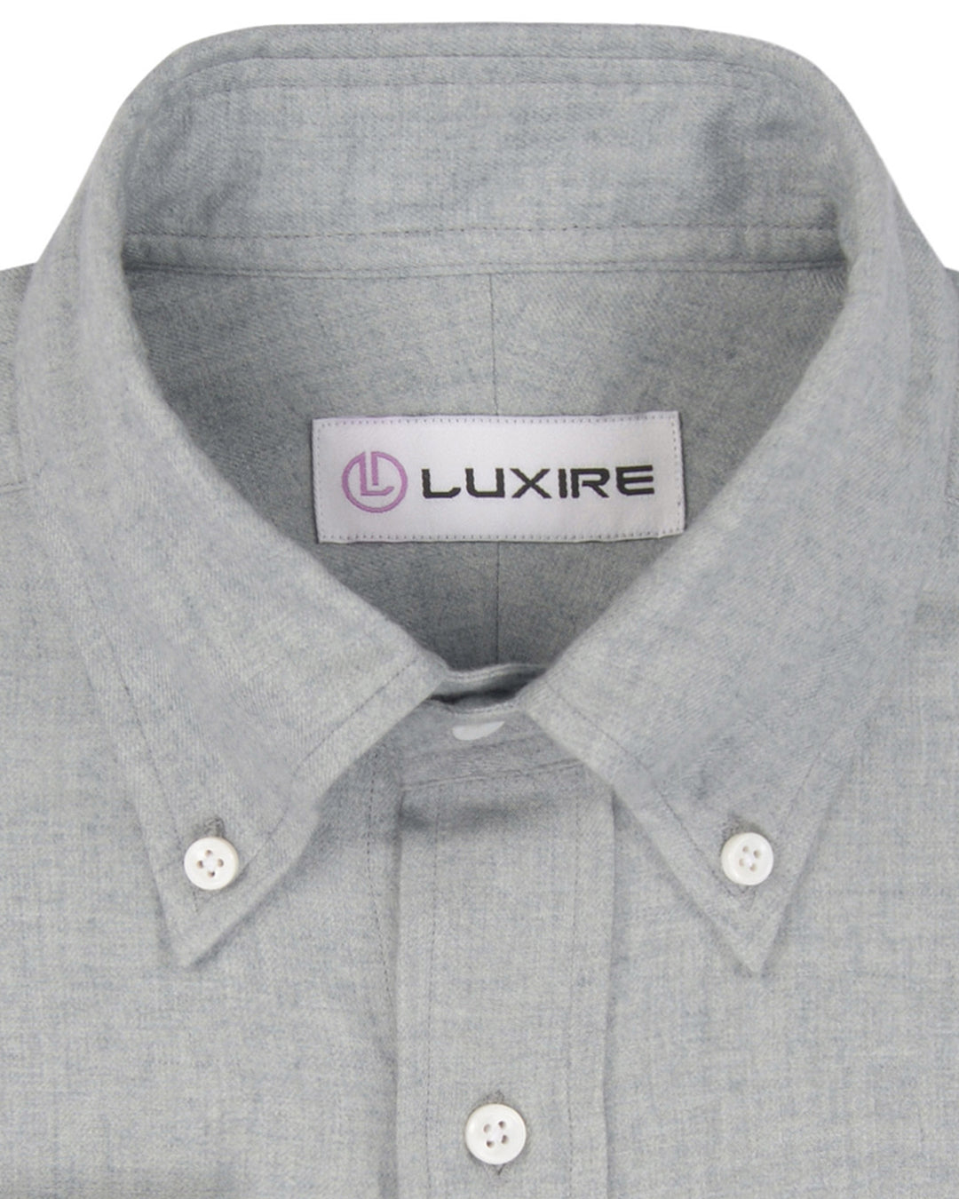 Cashmerello Alumo: Light Grey Cotton Twill - 3