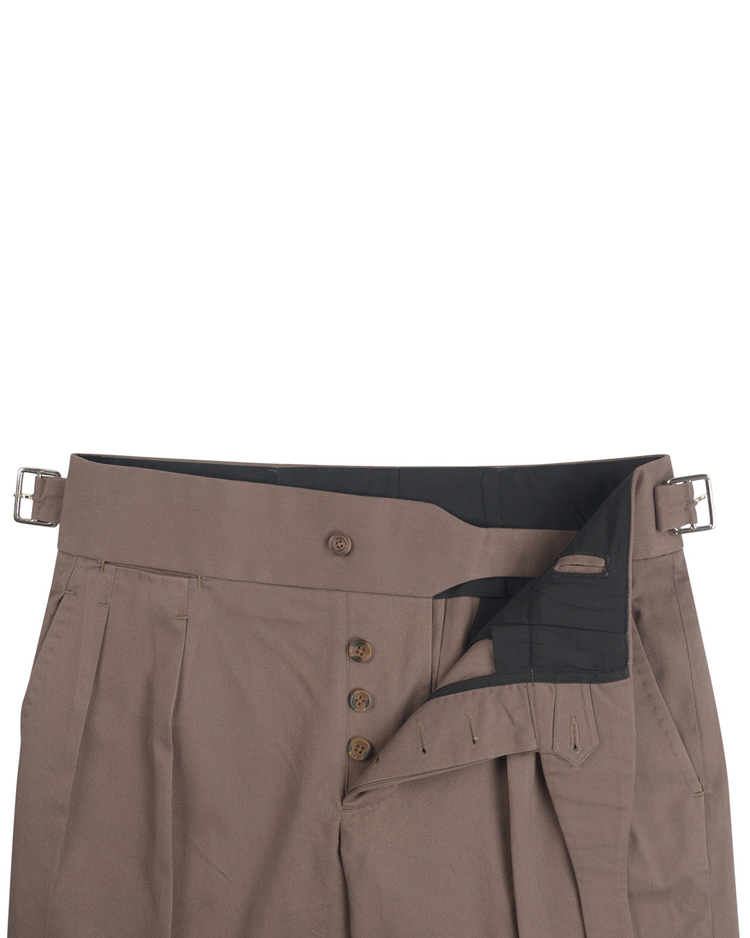 Brisbane Moss Tobacco Grey Twill