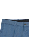Blue Plain Cotton Pant