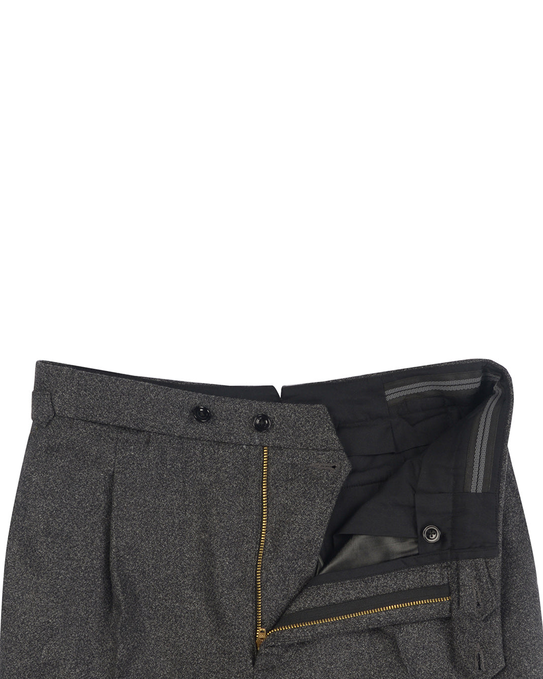 EThomas Wool Cashmere: Dark Grey Merino - 3