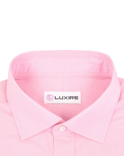 Albini: Light Pink Micro Checks