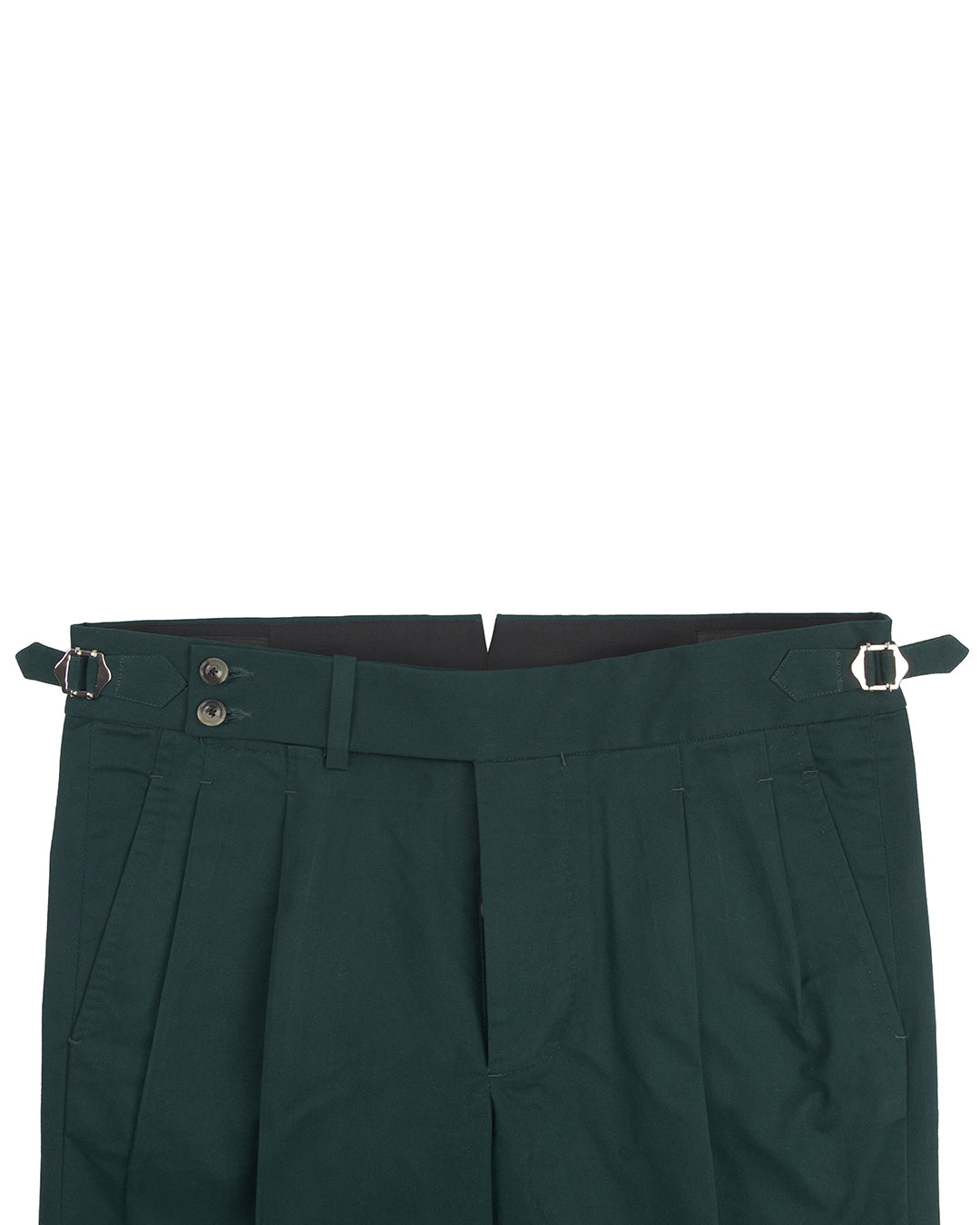Bottle Green Soft Twill Pant - 2
