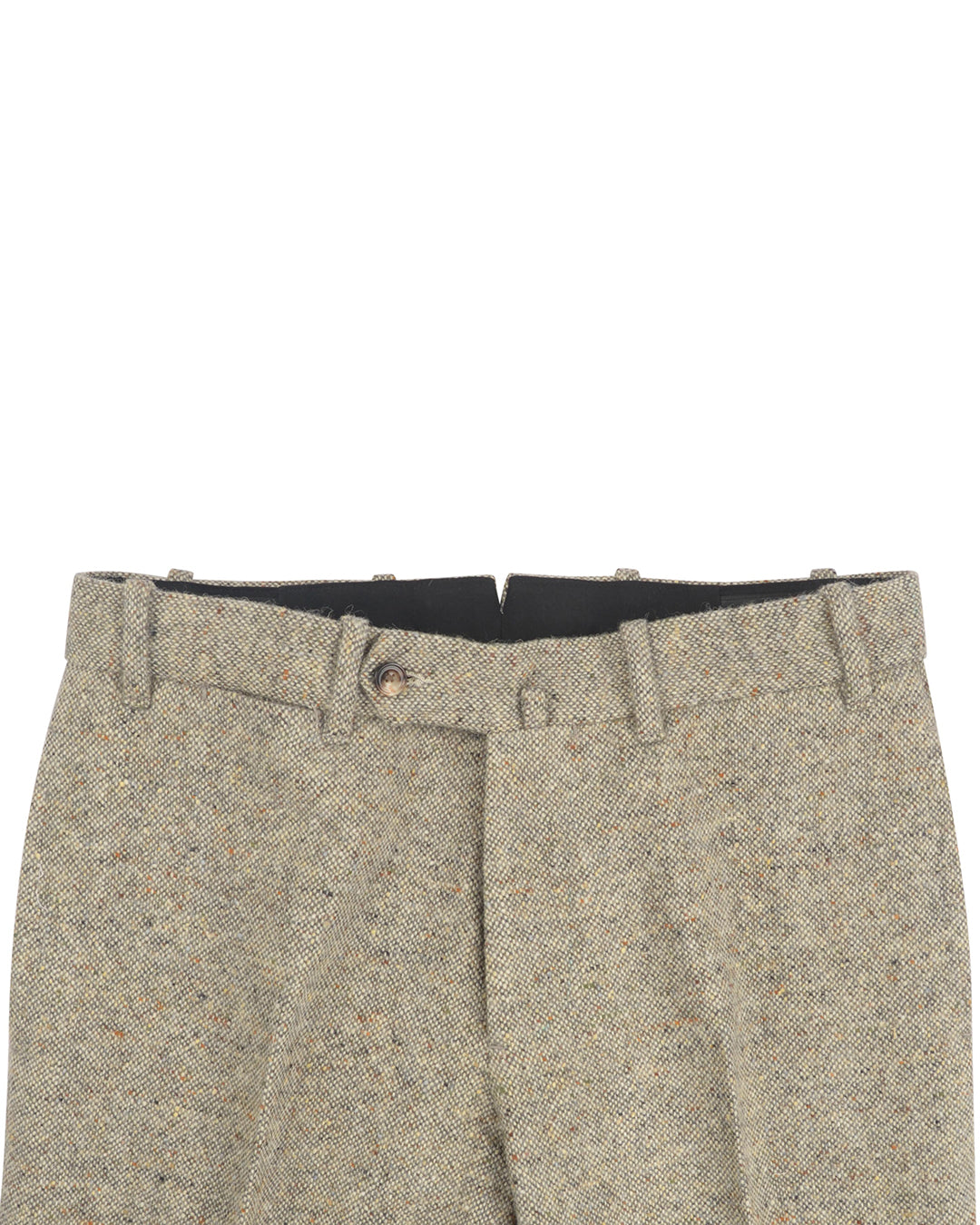 Molloy Plain Donegal Tweed Pants - Cream