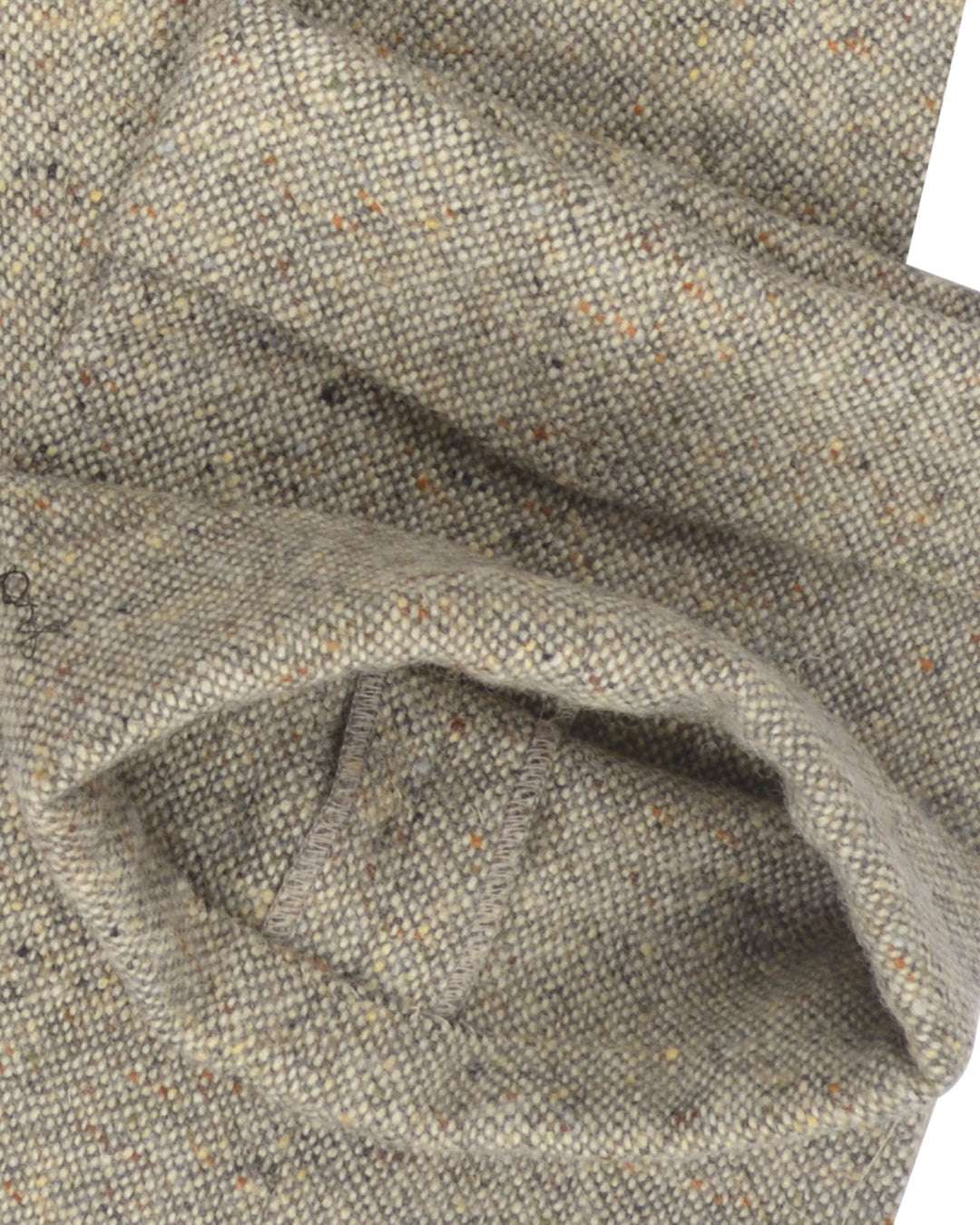 Molloy Plain Donegal Tweed Pants - Cream