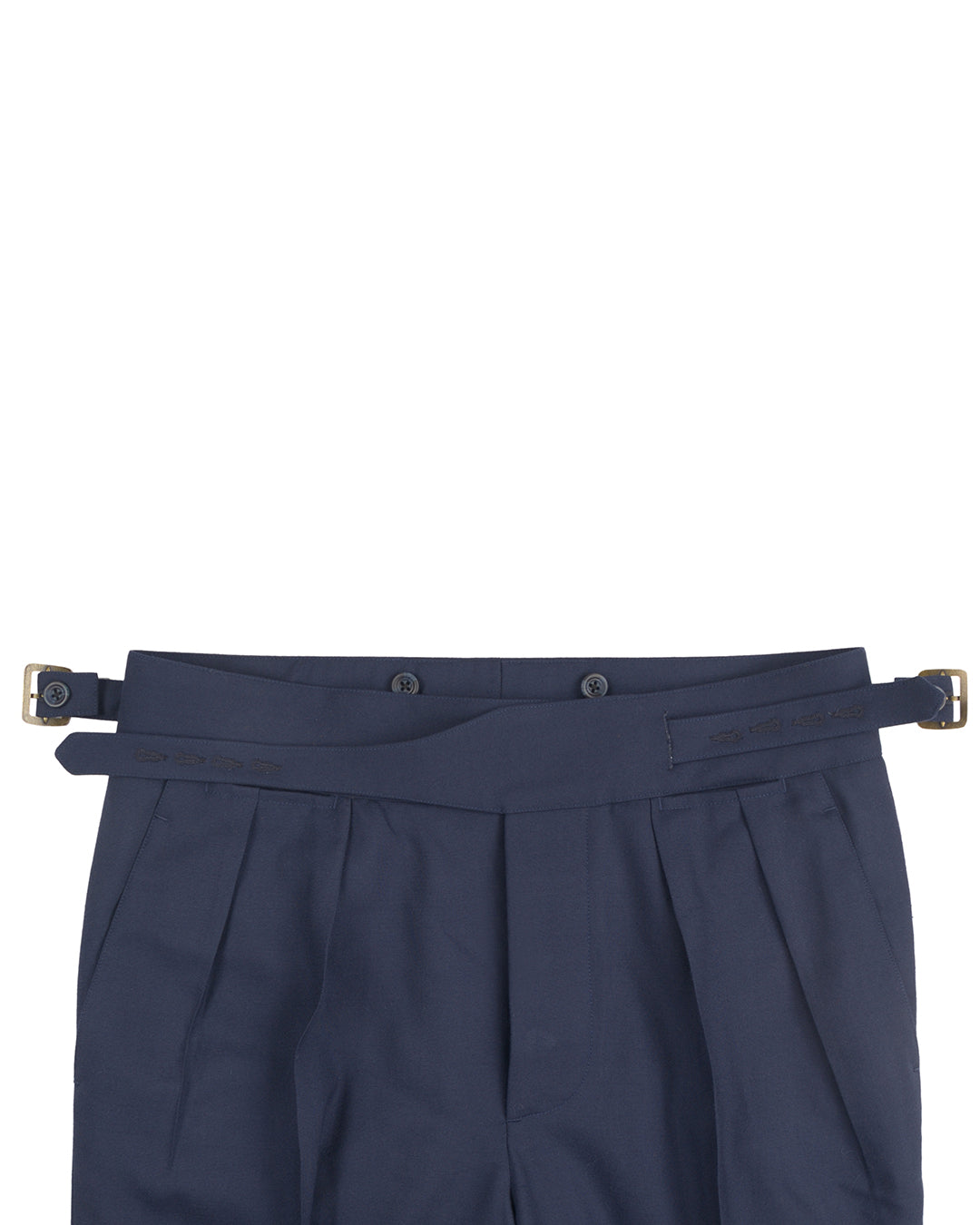 Holland & Sherry Crispaire Navy Solid