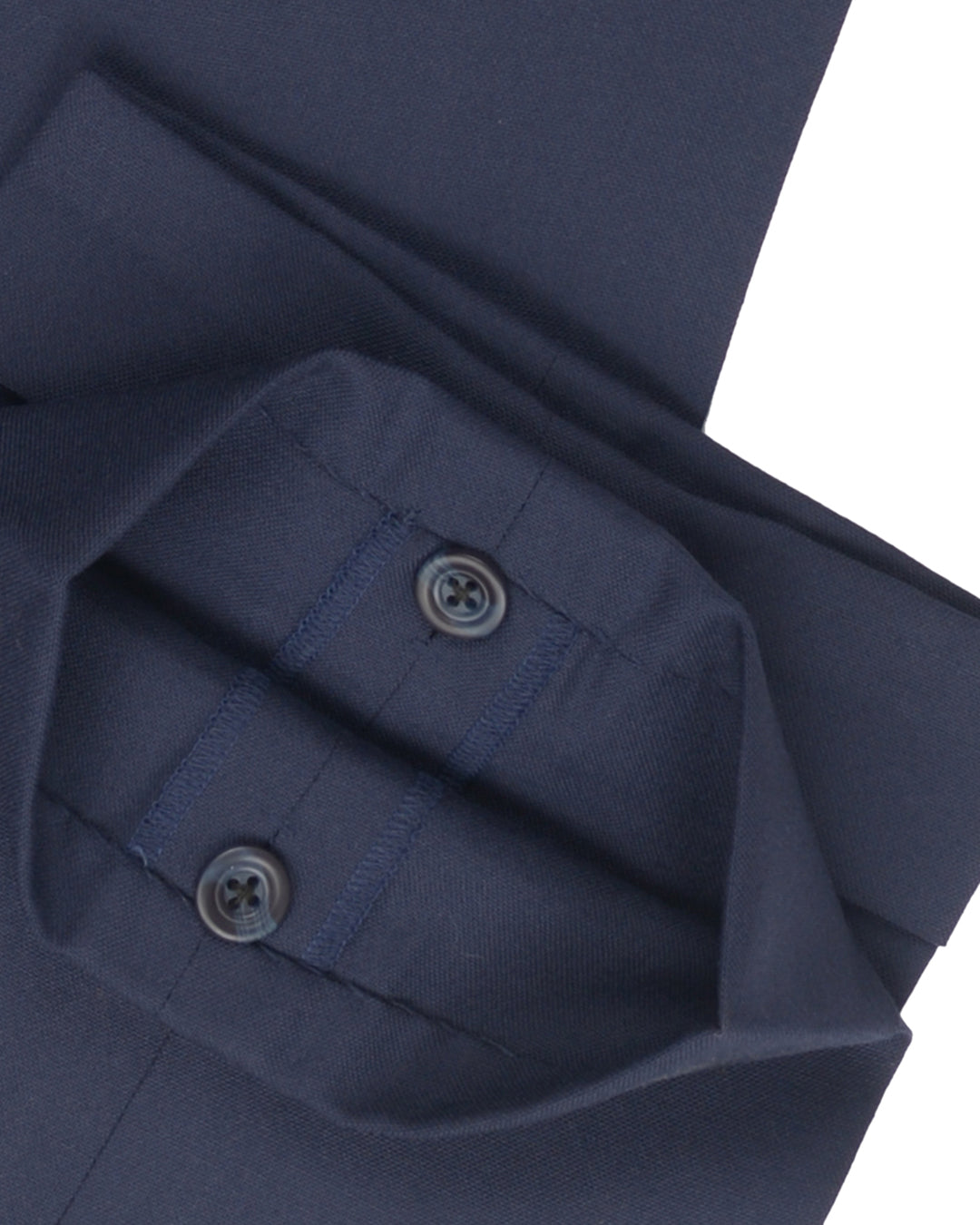 Holland & Sherry Crispaire Navy Solid - 5