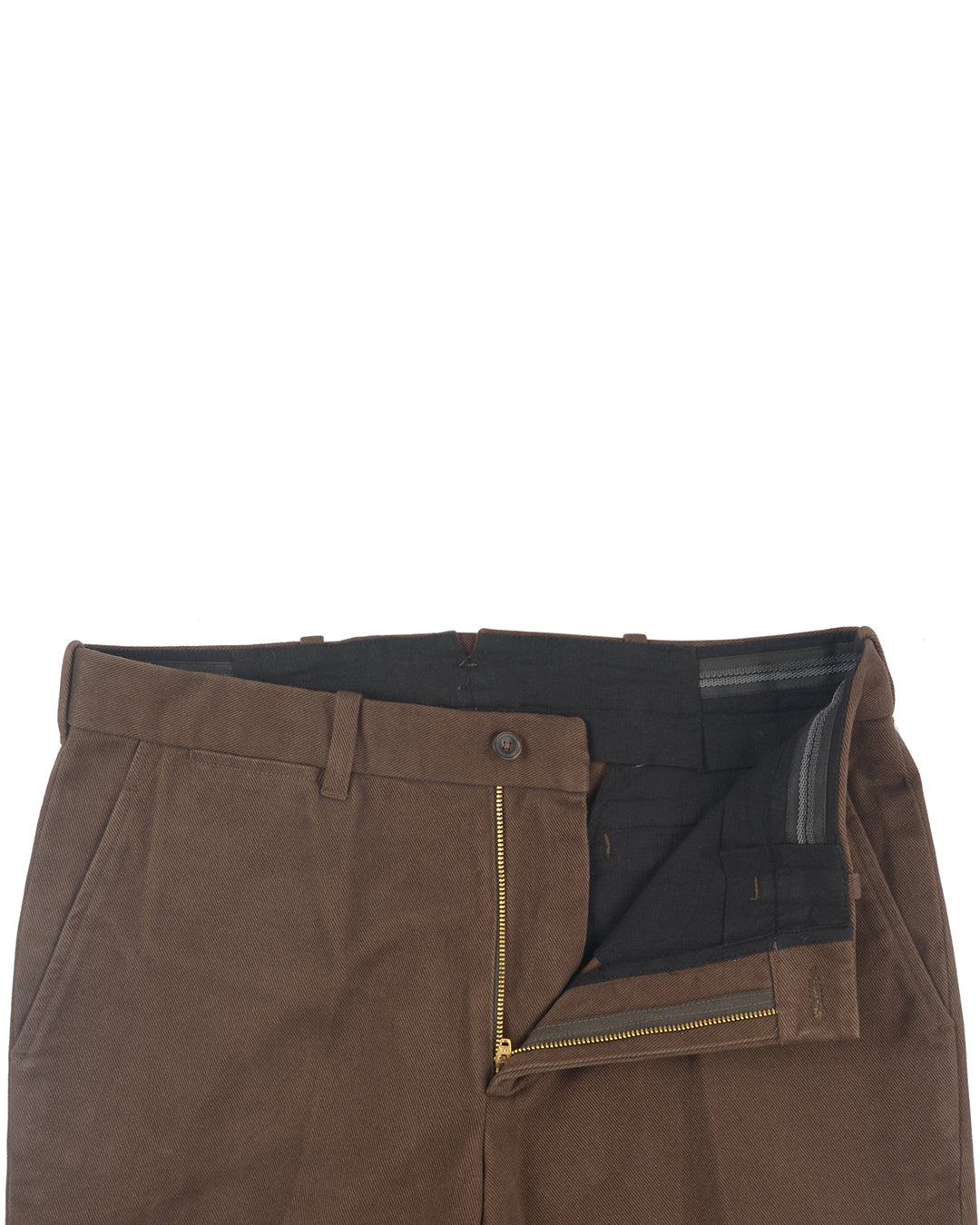 Brisbane Moss Cocoa Heavy Cotton Twill - 3