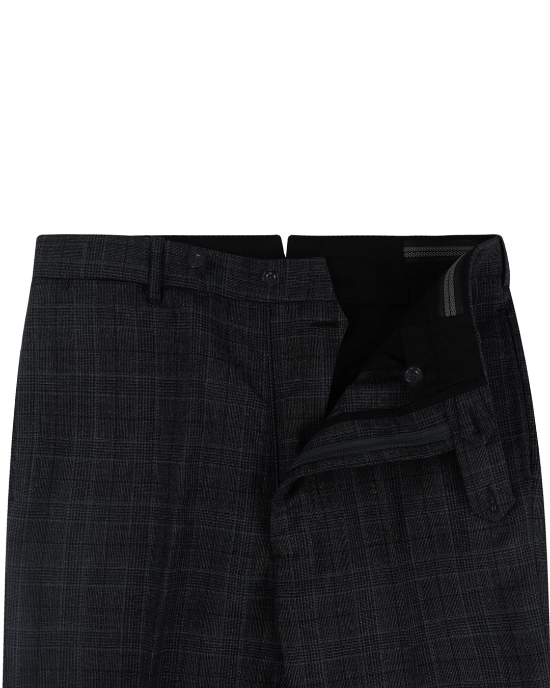 Minnis Fresco III  Pants: Grey Blue Prince of Wales Checks
