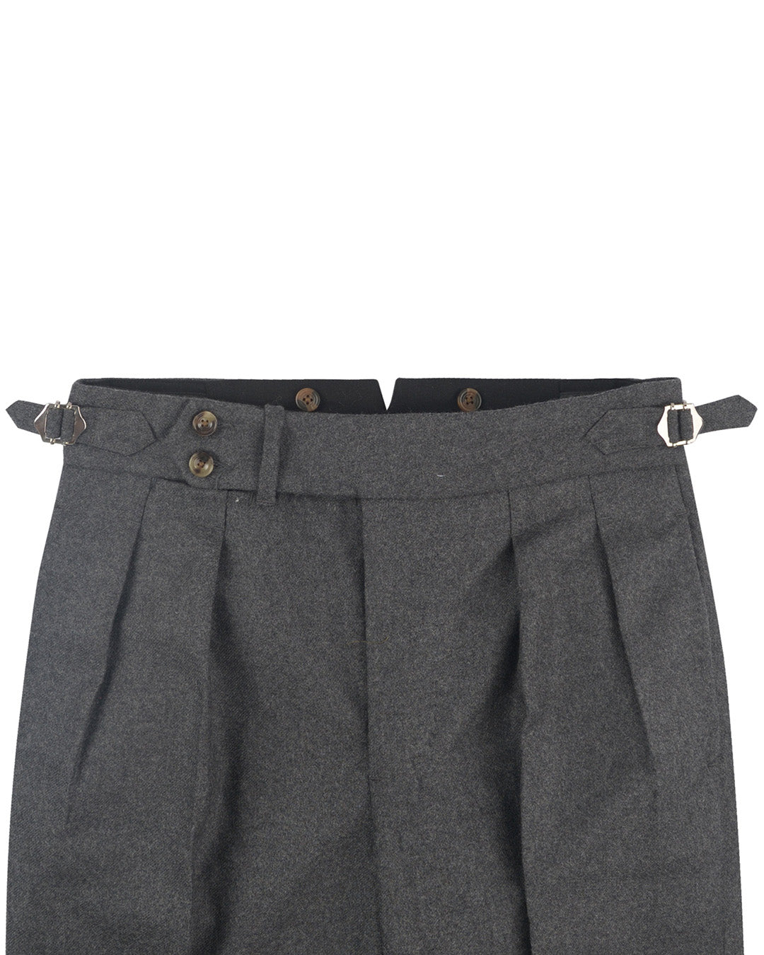 Holland Sherry Classic Worsted Flannel Wool Wool Grey