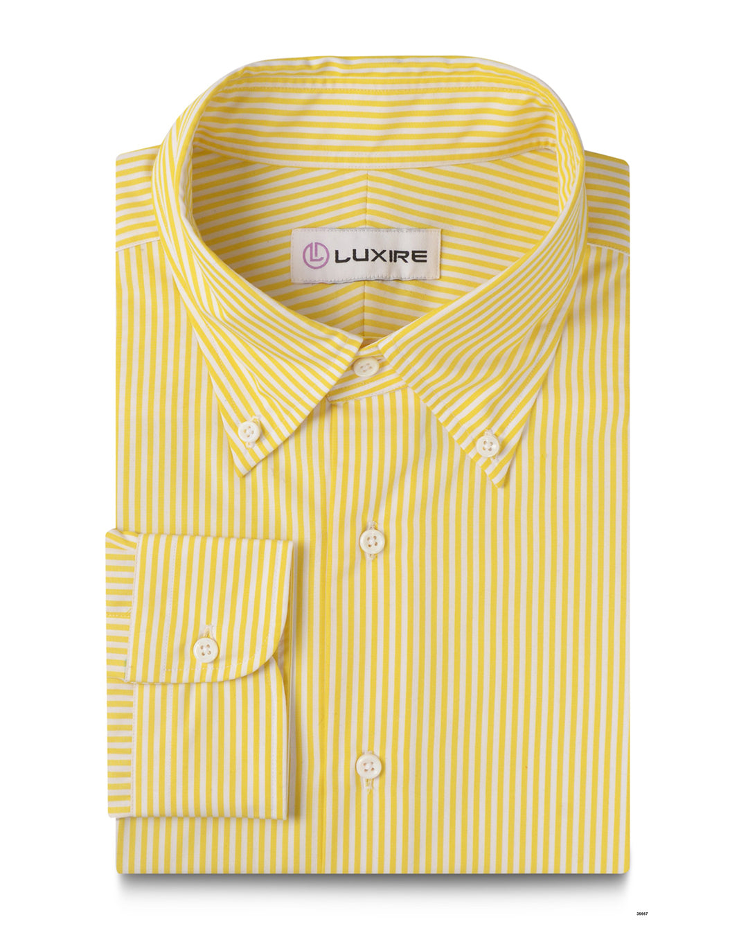 Cyber Pencil Yellow Stripes on White - 1