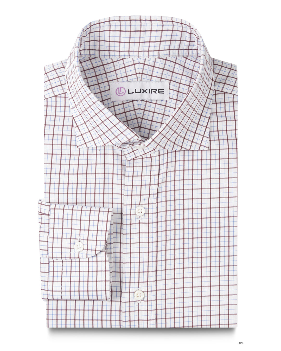 Tattersall Checks Brown Blue - 1