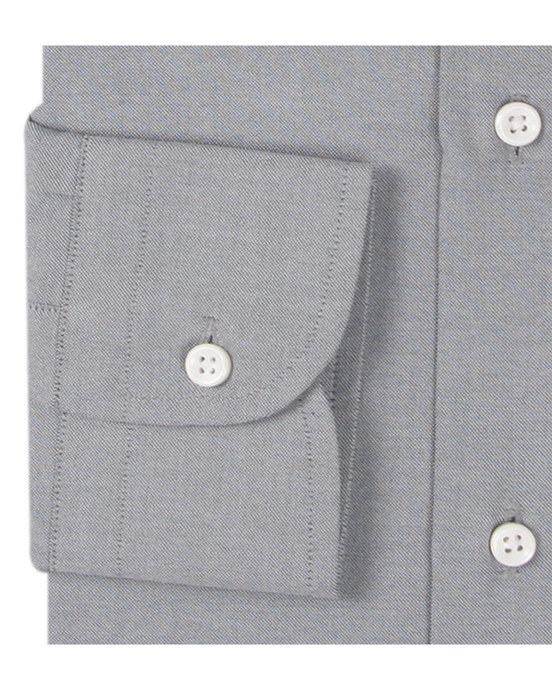 Silver Grey Pinpoint Oxford - 3