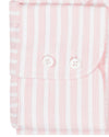 Pink Stripes on Textured White