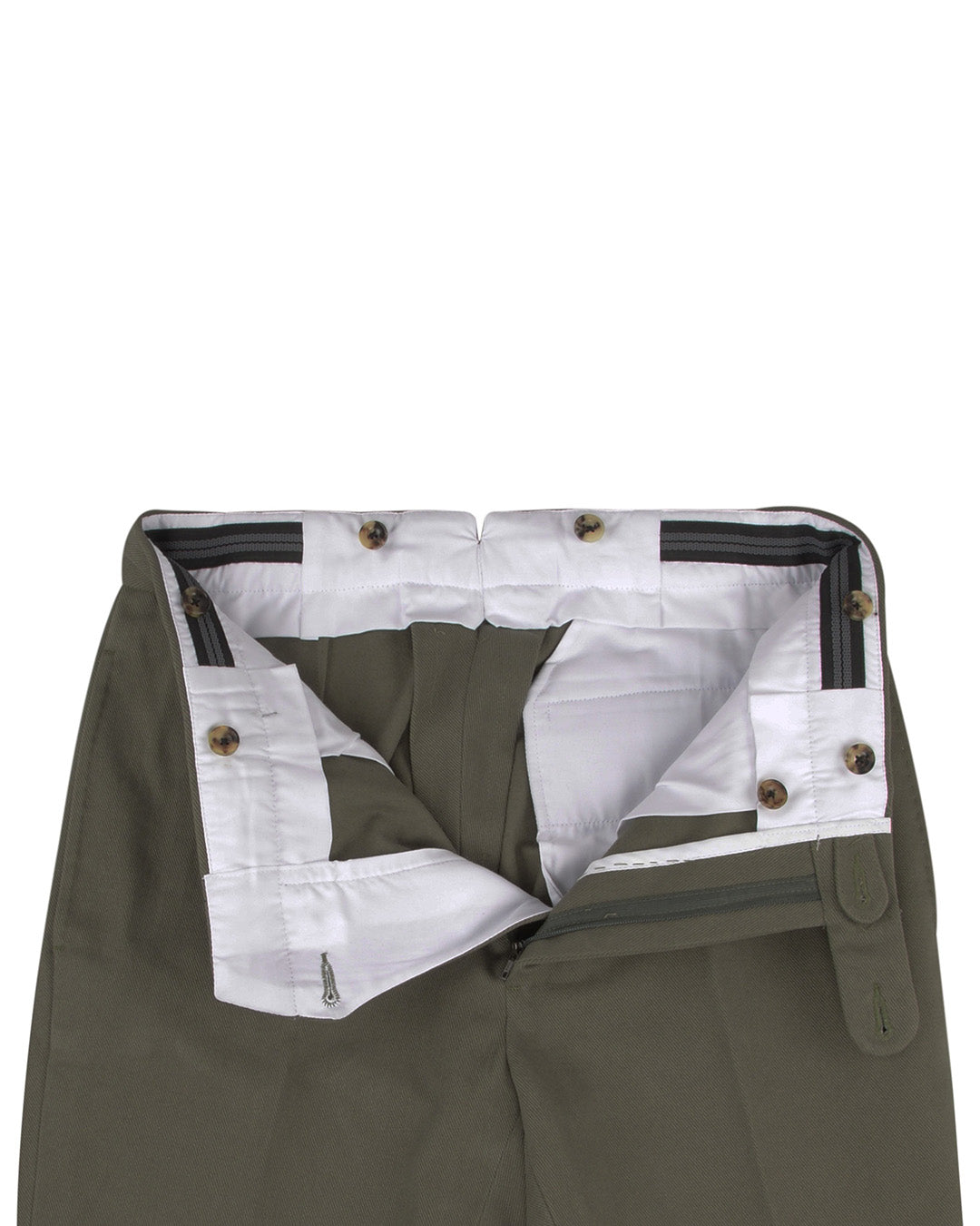 Brisbane Moss Lovat Heavy Cotton Twill - 4