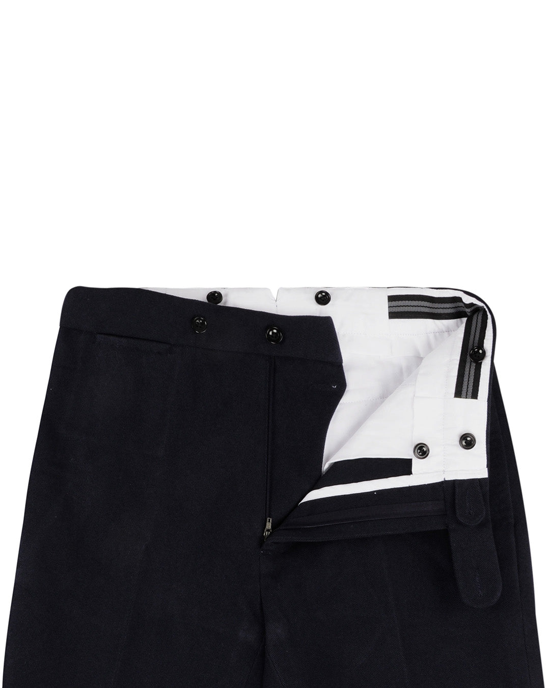 Brisbane Moss Navy Heavy Cotton Twill - 2