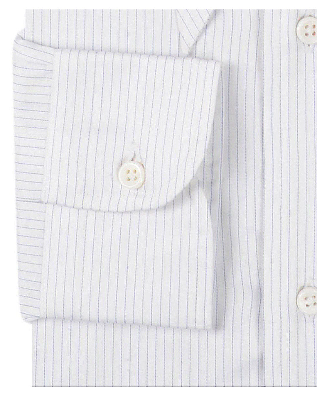 Brembana White Chalk stripes Shirt - 3