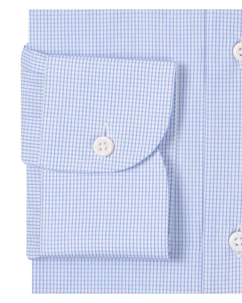 Blue Graph Checks Plain