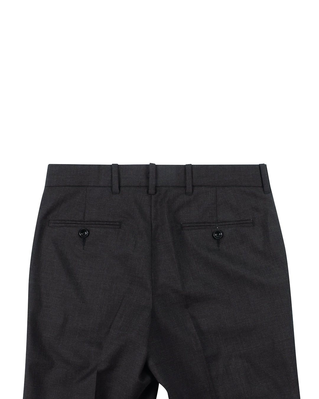 Vitale Barberis Canonico - 120s 2 Ply Charcoal Grey Dress Pant - 4