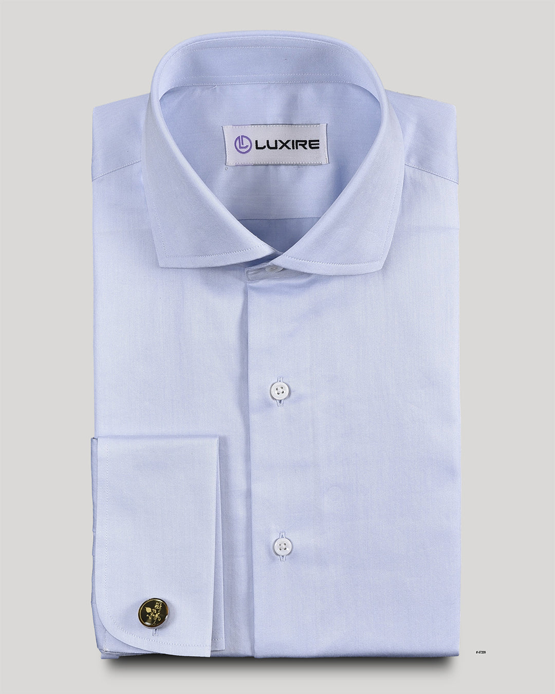Zambiati 140/2 Powder Blue Twill Shirt